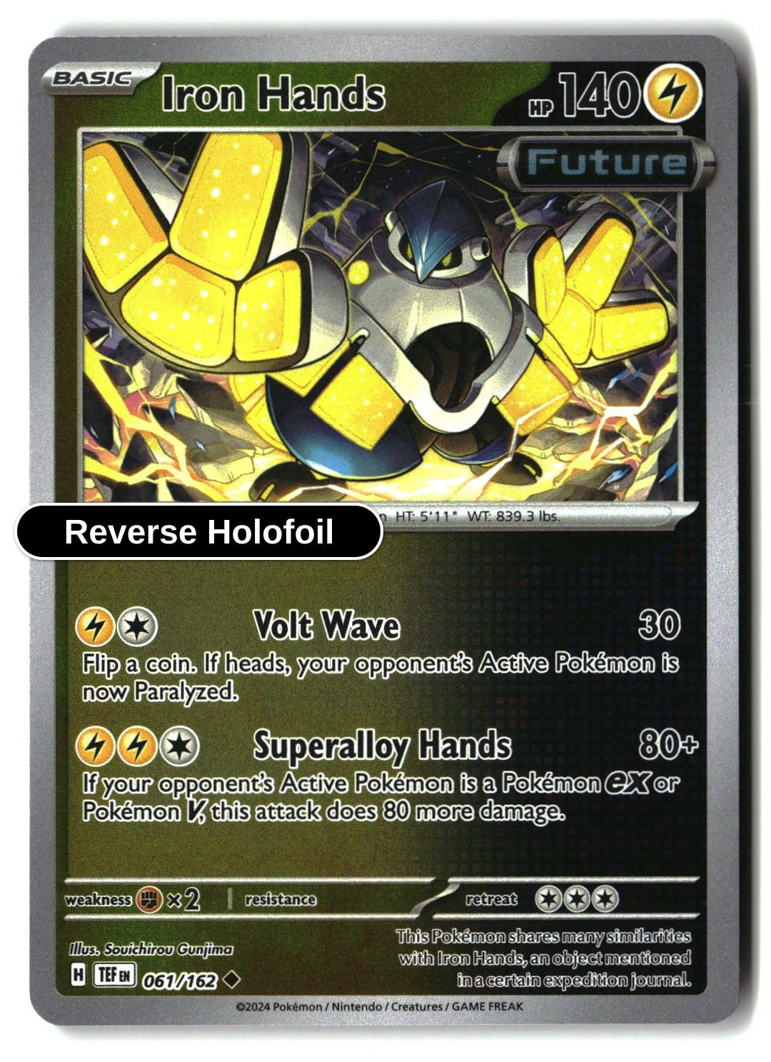 Iron Hands - 061/162 - [TEF - SV05: Temporal Forces] - Reverse Holofoil