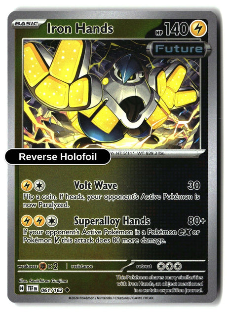 Iron Hands - 061/162 - [TEF - SV05: Temporal Forces] - Reverse Holofoil