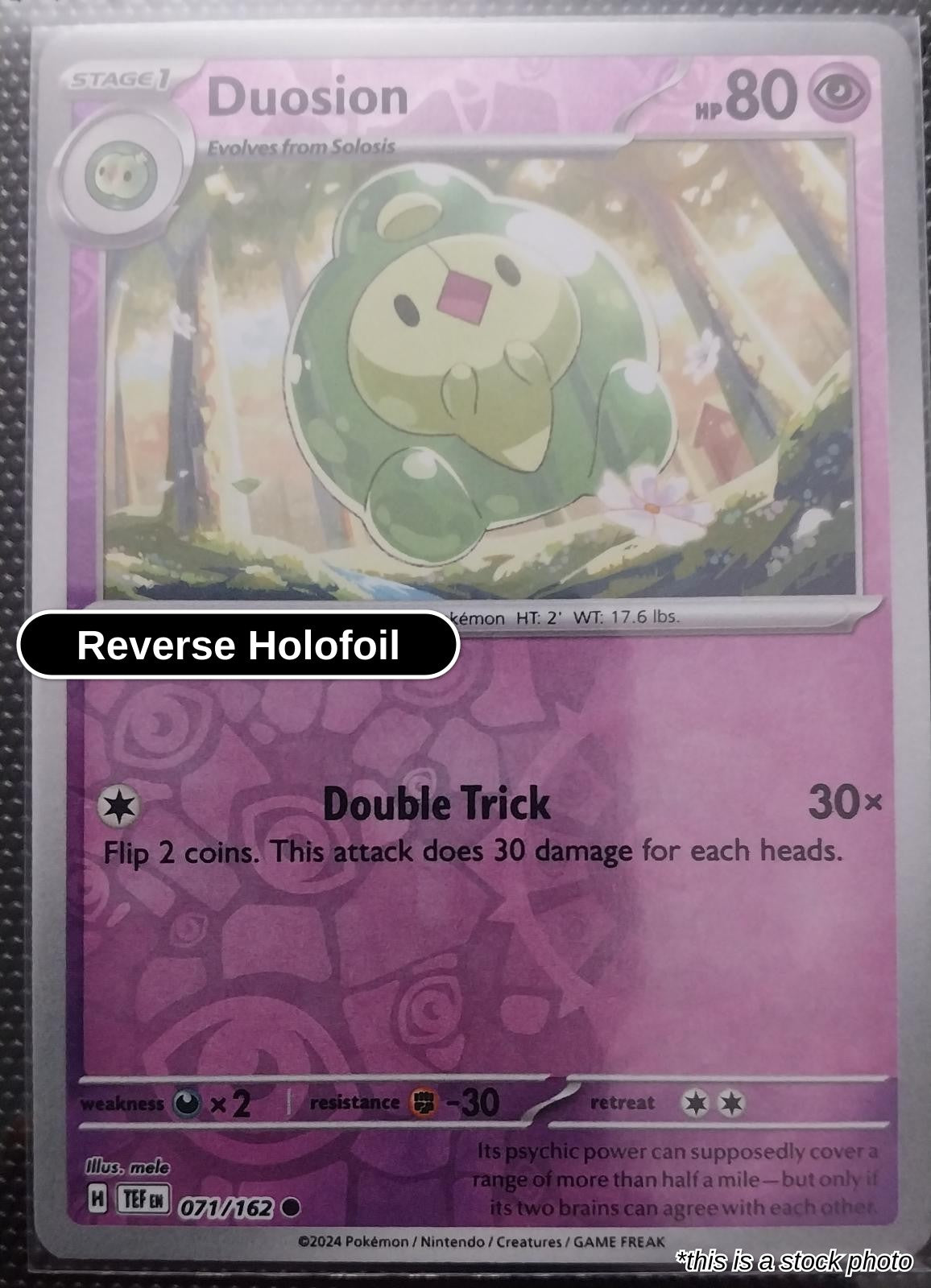 Duosion - 071/162 - [TEF - SV05: Temporal Forces] - Reverse Holofoil