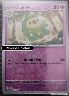 Duosion - 071/162 - [TEF - SV05: Temporal Forces] - Reverse Holofoil