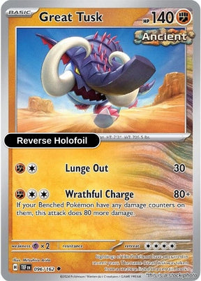 Great Tusk - 096/162 - [TEF - SV05: Temporal Forces] - Reverse Holofoil