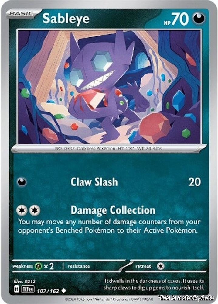 Sableye - 107/162 - [TEF - SV05: Temporal Forces]