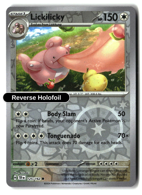 Lickilicky - 125/162 - [TEF - SV05: Temporal Forces] - Reverse Holofoil