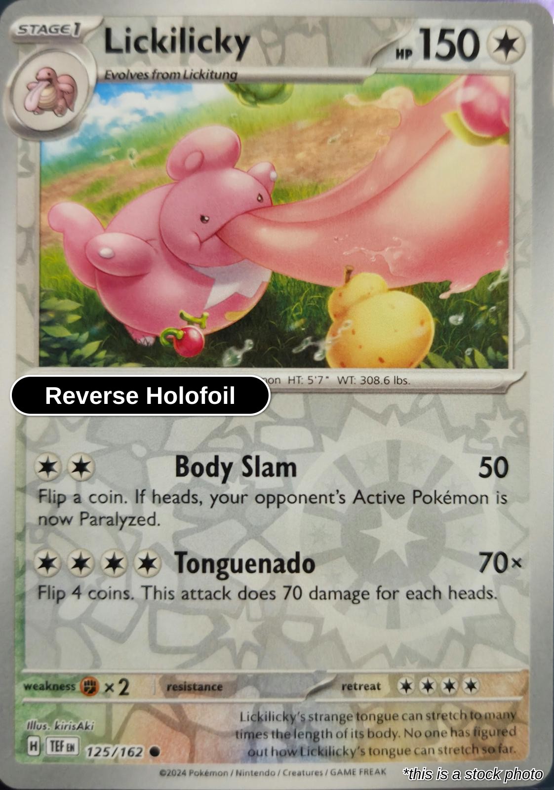 Lickilicky - 125/162 - [TEF - SV05: Temporal Forces] - Reverse Holofoil