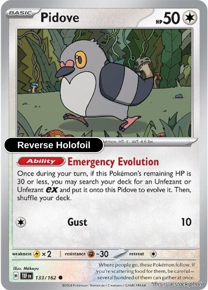 Pidove - 133/162 - [TEF - SV05: Temporal Forces] - Reverse Holofoil