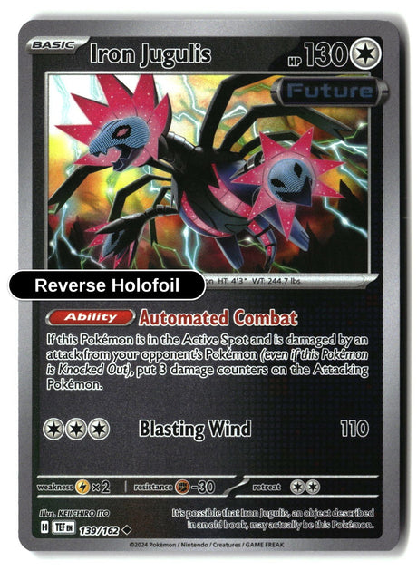 Iron Jugulis - 139/162 - [TEF - SV05: Temporal Forces] - Reverse Holofoil