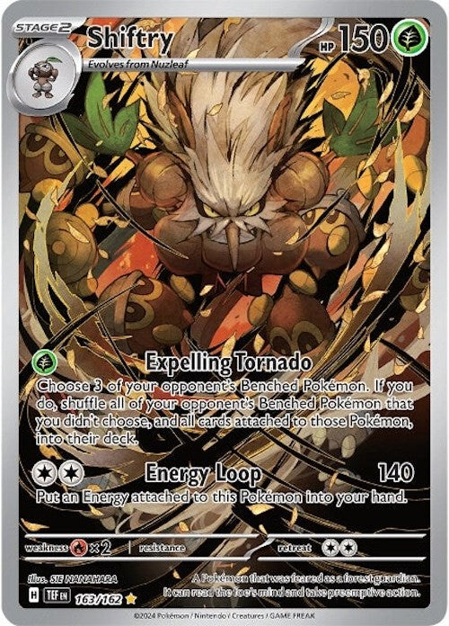 Image for Shiftry (163/162) (SV05: Temporal Forces) - Pokemon