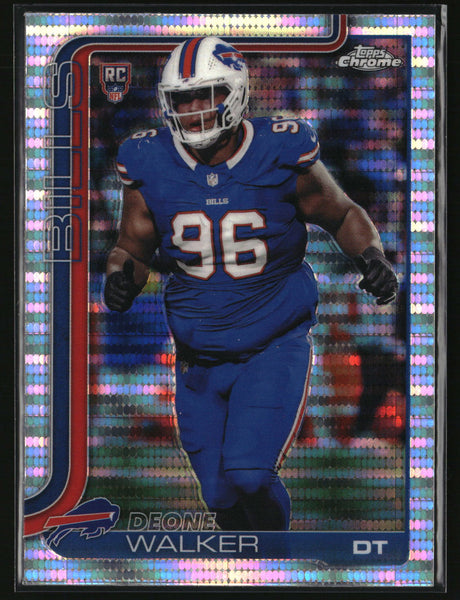 Deone Walker 2025 Topps Chrome Pulsar Refractor #360