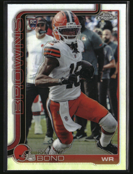 Isaiah Bond 2025 Topps Chrome Refractor #341