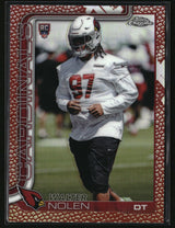 Walter Nolen 2025 Topps Chrome Football Leather Refractor #365