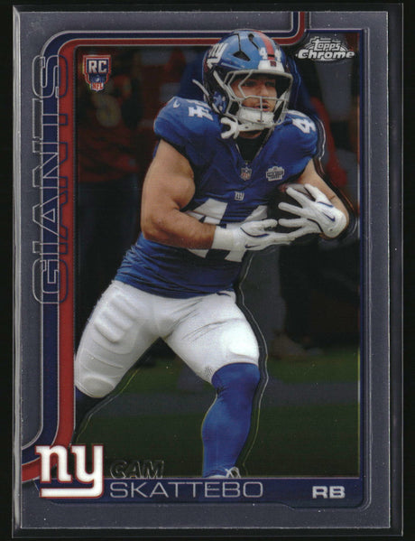 Cam Skattebo 2025 Topps Chrome #331