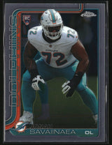 Jonah Savaiinaea 2025 Topps Chrome #380