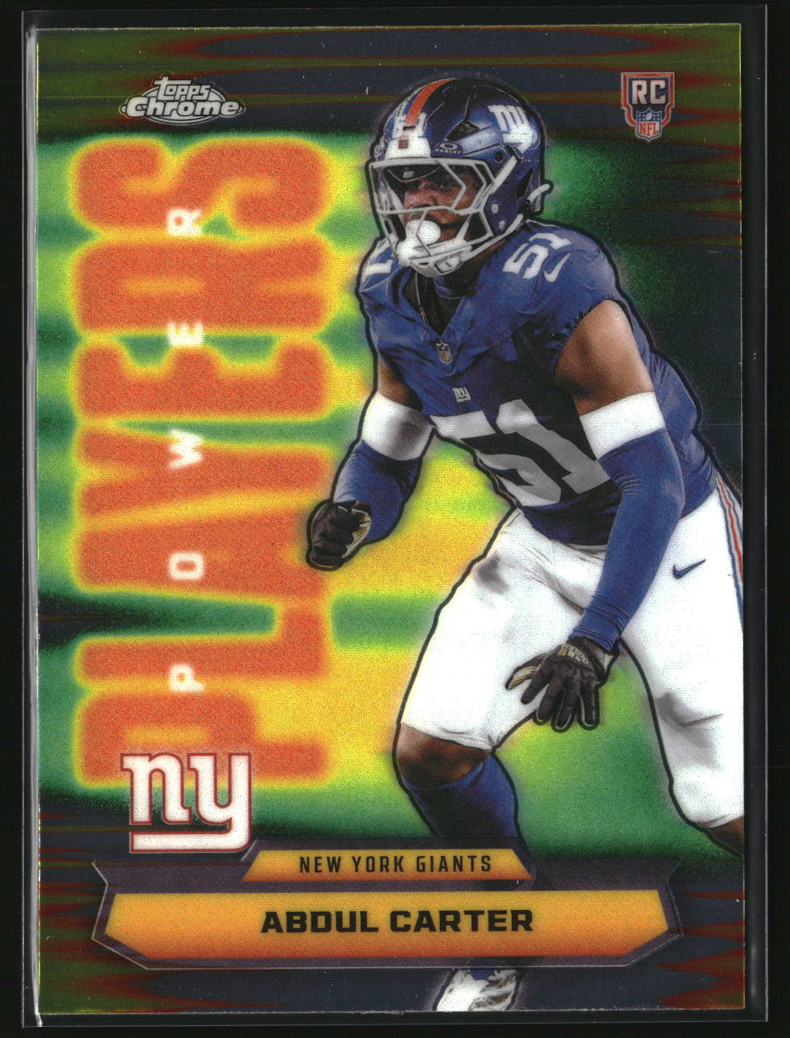 Abdul Carter 2025 Topps Chrome Power Players #PP-40