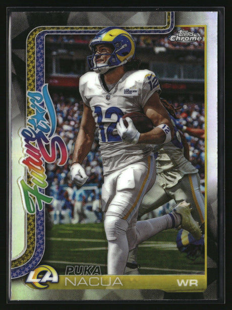 Puka Nacua 2025 Topps Chrome Future Stars Refractor #FS-23