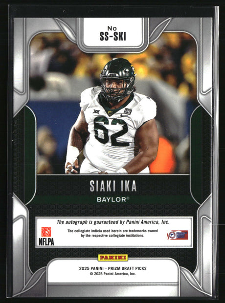 Siaki Ika 2025 Panini Prizm Draft Picks Sensational Signatures #SS-SIA