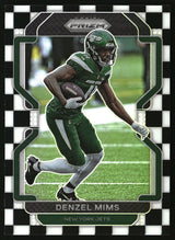 Denzel Mims 2021 Panini Prizm Black and White Checker #85