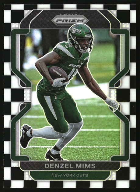 Denzel Mims 2021 Panini Prizm Black and White Checker #85