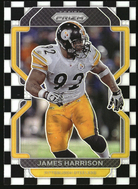 James Harrison 2021 Panini Prizm Black and White Checker #259