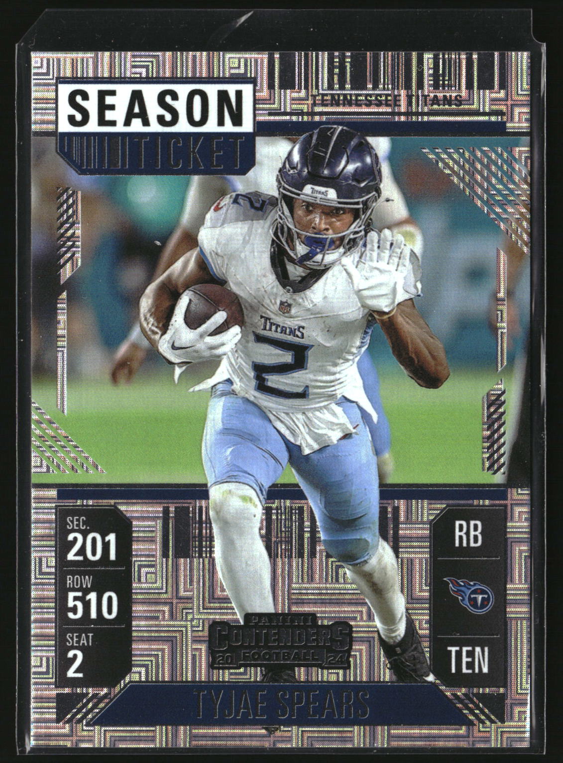 Tyjae Spears 2024 Panini Contenders #96