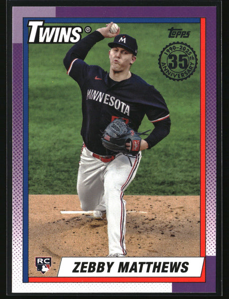 Zebby Matthews 2025 Topps 1990 Topps Baseball 35th Anniversary #T90-74