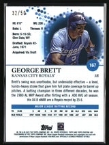 George Brett 2022 Topps Pristine Pristine Gold Refractor #167 #/50