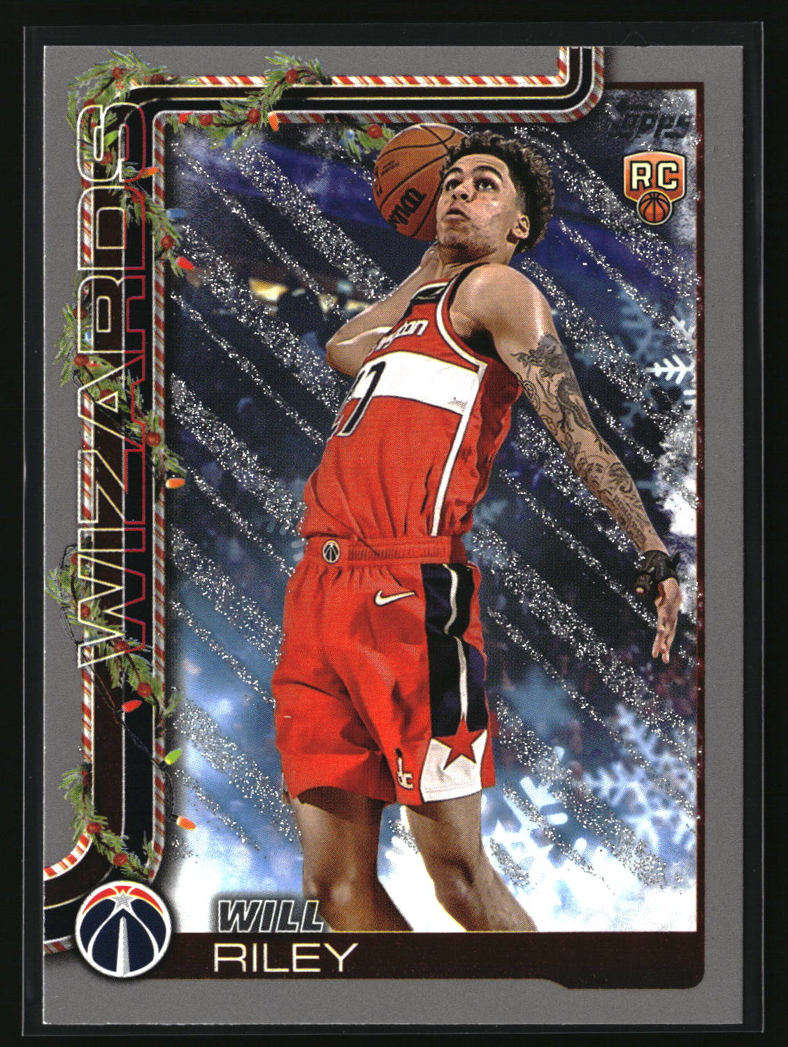 Will Riley 2025-26 Topps Holiday Glitter Holiday #H181