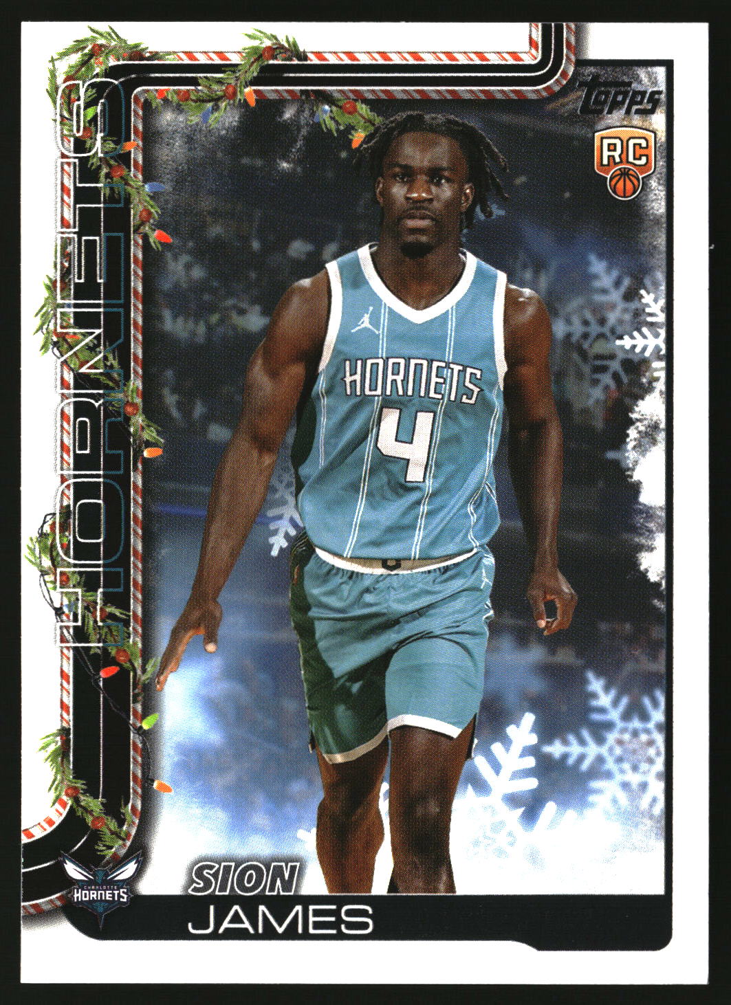 Sion James 2025-26 Topps Holiday #H193