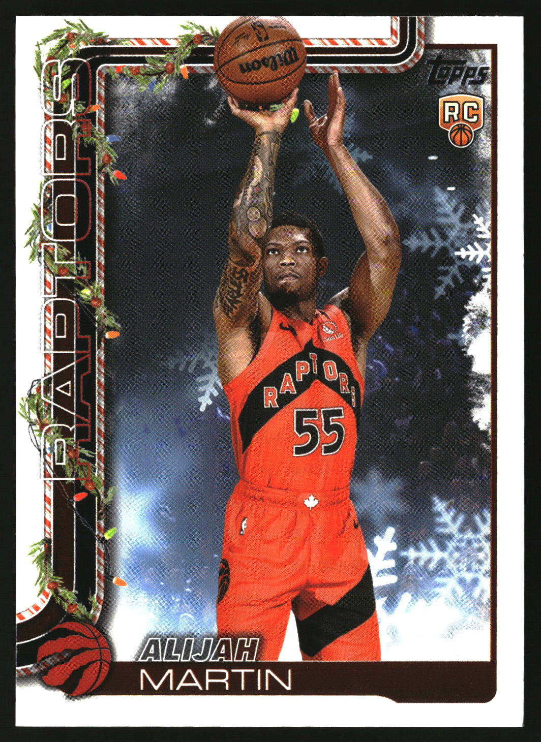Alijah Martin 2025-26 Topps Holiday #H199