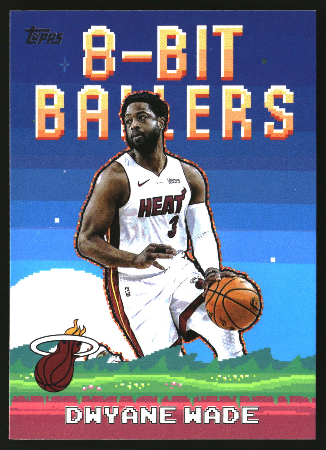 Dwyane Wade 2025-26 Topps 8-Bit Ballers #8B-23
