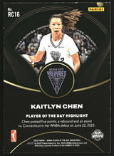 Kaitlyn Chen 2025 Panini WNBA Player of the Day Rookies #RC16
