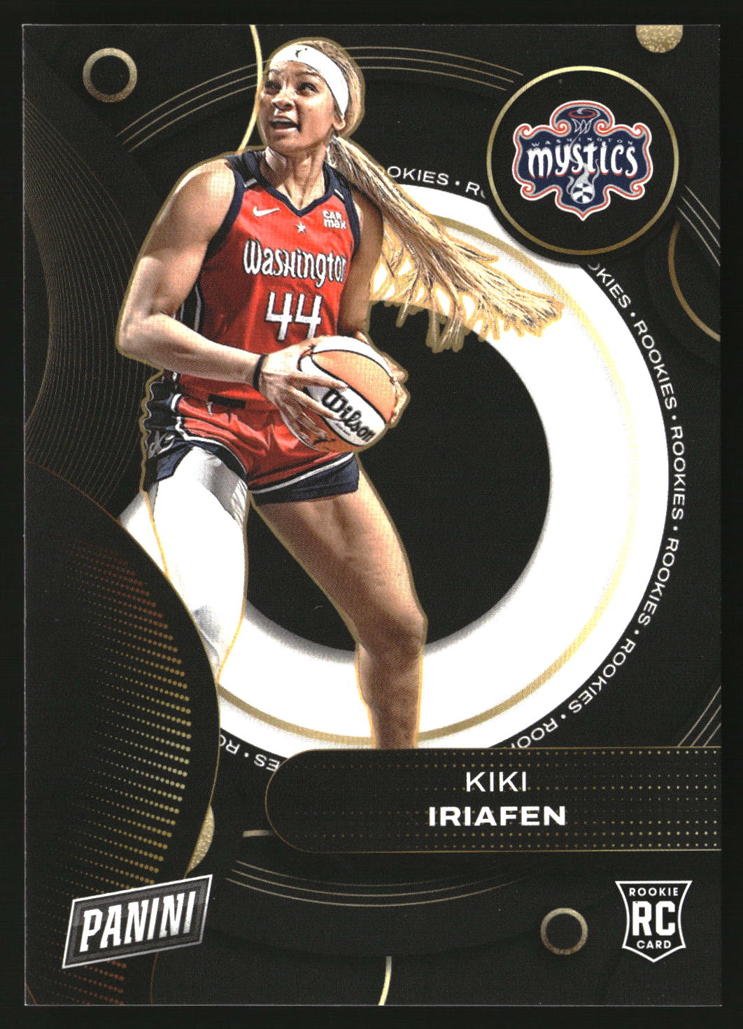 Kiki Iriafen 2025 Panini WNBA Player of the Day Rookies #KI