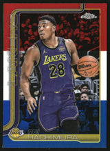 Rui Hachimura 2025-26 Topps Chrome Red White and Blue Refractor #148