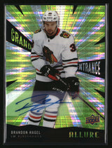 Brandon Hagel 2020-21 Upper Deck Allure Grand Entrance Green Autographs #GE-10