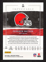 Deshaun Watson 2022 Panini Impeccable Bronze #25 #/25