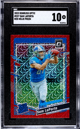 Sam LaPorta 2023 Donruss Optic Red Mojo #237 SGC 10