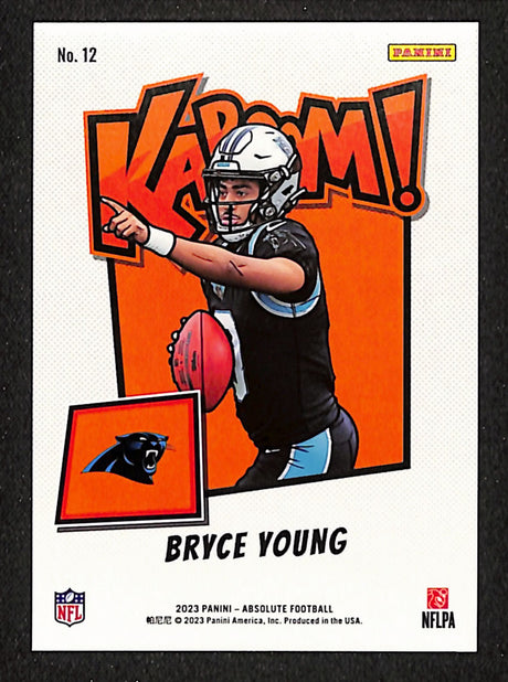 Bryce Young 2023 Panini Absolute Kaboom Horizontal #12