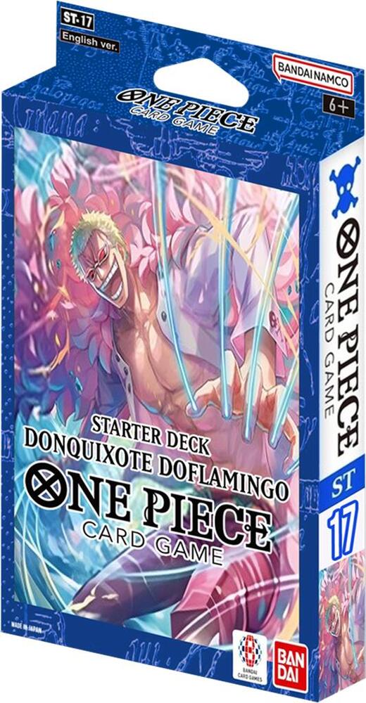 One Piece TCG: Blue - Donquixote Doflamingo Starter Deck Display (ST-17)