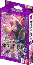 Load image into Gallery viewer, One Piece TCG: Purple - Monkey.D.Luffy Starter Deck Display (ST-18)
