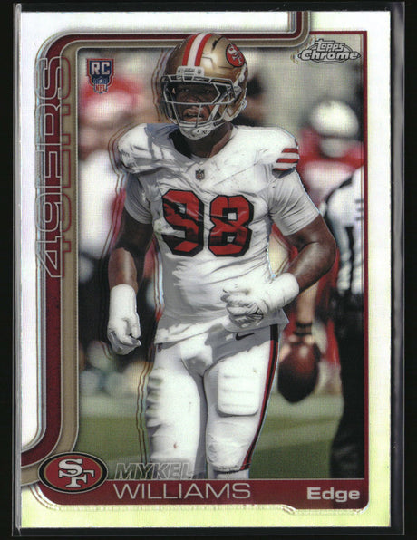 Mykel Williams 2025 Topps Chrome Refractor #352