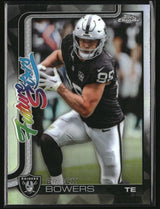 Brock Bowers 2025 Topps Chrome Future Stars Refractor #FS-21