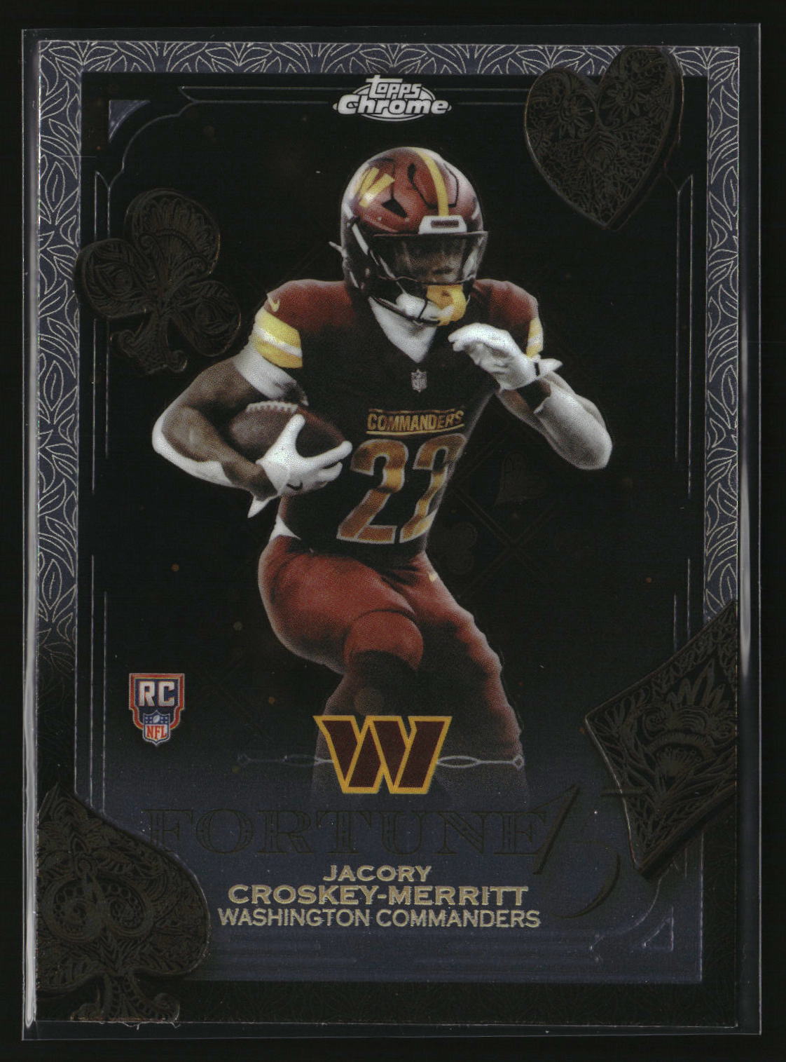Jacory Croskey-Merritt 2025 Topps Chrome Fortune 15 #F15-29
