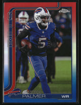 Joshua Palmer 2025 Topps Chrome Red White and Blue Refractor #31