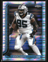 Derrick Brown 2025 Topps Chrome Pulsar Refractor #47