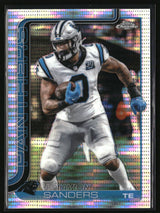 Ja'Tavion Sanders 2025 Topps Chrome Pulsar Refractor #45