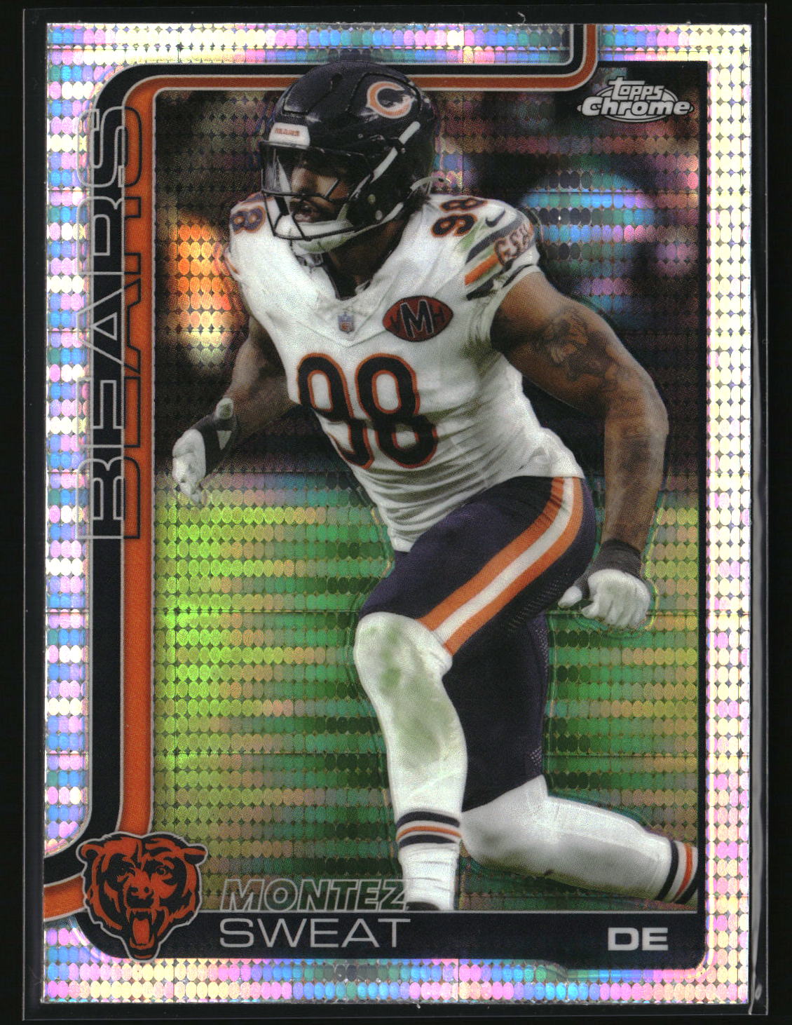 Montez Sweat 2025 Topps Chrome Pulsar Refractor #56