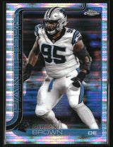 Derrick Brown 2025 Topps Chrome Pulsar Refractor #47