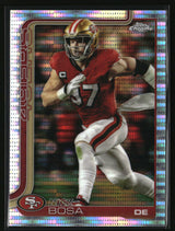 Nick Bosa 2025 Topps Chrome Pulsar Refractor #264