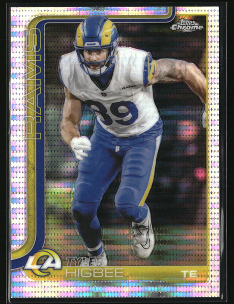 Tyler Higbee 2025 Topps Chrome Pulsar Refractor #172