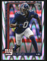 Brian Burns 2025 Topps Chrome Ray Wave Refractor #234