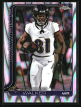 Devontez Walker 2025 Topps Chrome Ray Wave Refractor #26